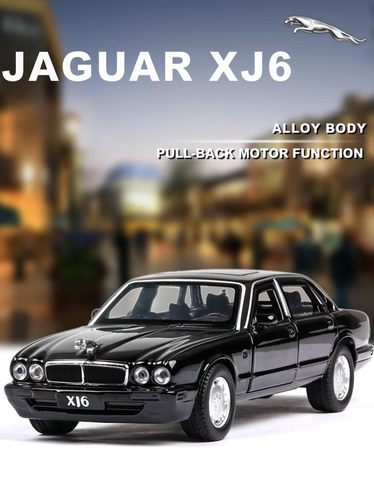 Details about  / Jaguar XJ6 1:36 Scale Diecast Alloy Metal Model Classic Car Pull Back Kids Toy